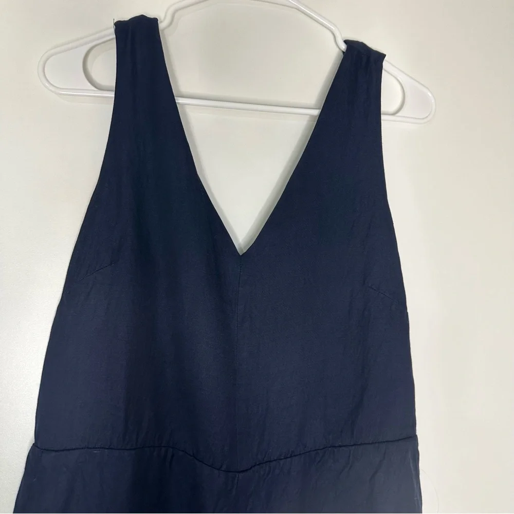 Banana Republic jumpsuit back tie linen blend - Picture 13 of 16